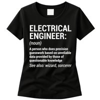 Electrical Engineer Definition Tshirt Funny Engineering Tee Womens T-Shirt