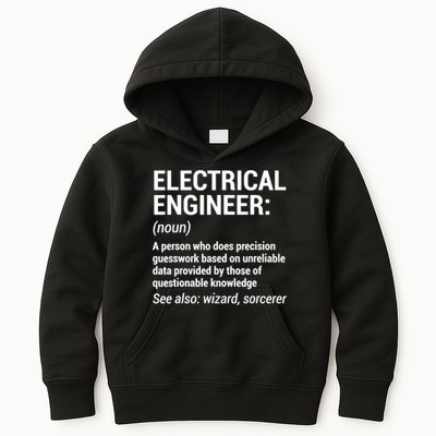 Electrical Engineer Definition Tshirt Funny Engineering Tee Kids Hoodie