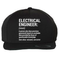 Electrical Engineer Definition Tshirt Funny Engineering Tee Wool Snapback Cap