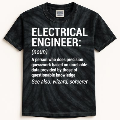 Electrical Engineer Definition Tshirt Funny Engineering Tee Kids Tie-Dye T-Shirt
