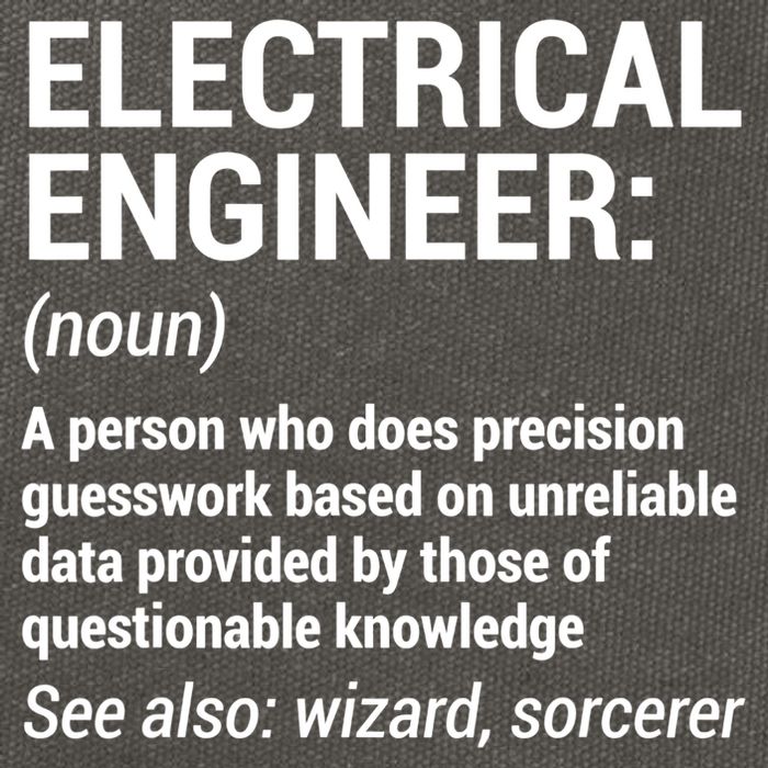 Electrical Engineer Definition Tshirt Funny Engineering Tee Cotton Canvas Backpack