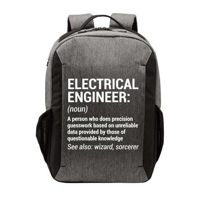 Electrical Engineer Definition Tshirt Funny Engineering Tee Vector Backpack