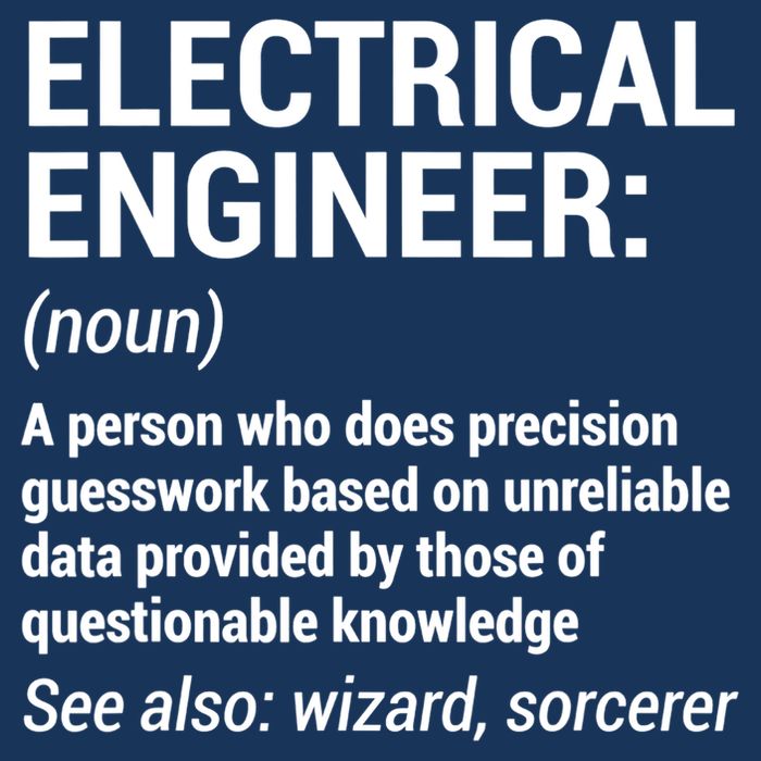 Electrical Engineer Definition Tshirt Funny Engineering Tee Infant Baby Jersey Bodysuit