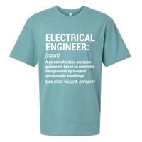 Electrical Engineer Definition Tshirt Funny Engineering Tee Sueded Cloud Jersey T-Shirt