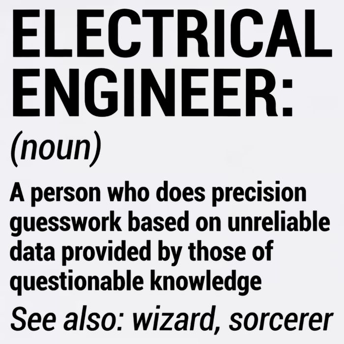 Electrical Engineer Definition Tshirt Funny Engineering Tee Garment-Dyed Sweatshirt