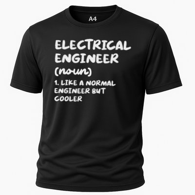 Electrical Engineer Definition Funny Engineering Cooling Performance Crew T-Shirt
