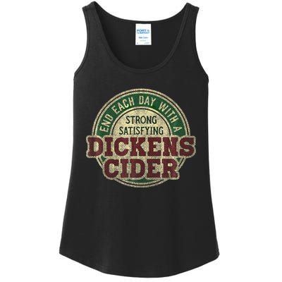 End Each Day With A Strong Satisfying Dickens Cider Ladies Essential Tank