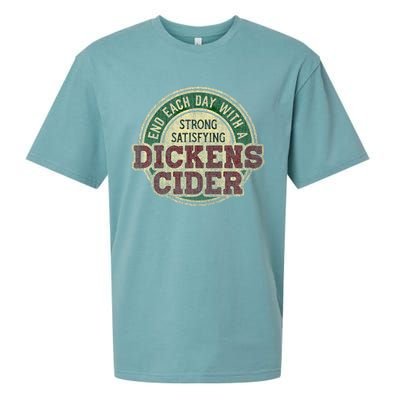 End Each Day With A Strong Satisfying Dickens Cider Sueded Cloud Jersey T-Shirt