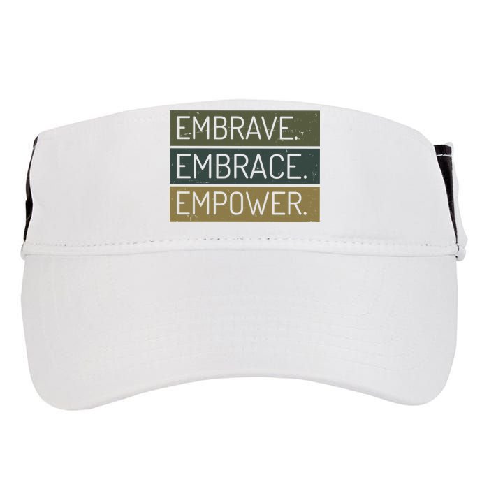 Embrave Embrace Empower Quote Adult Drive Performance Visor