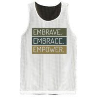 Embrave Embrace Empower Quote Mesh Reversible Basketball Jersey Tank