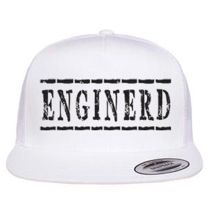 Enginerd Engineers Engineering Men Women Flat Bill Trucker Hat