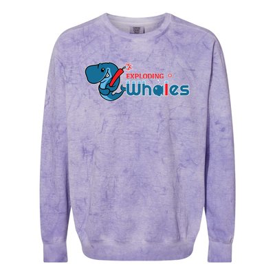 Eugene Emeralds Exploding Whales Colorblast Crewneck Sweatshirt