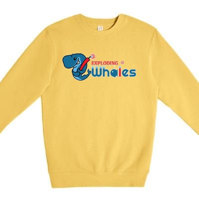 Eugene Emeralds Exploding Whales Premium Crewneck Sweatshirt