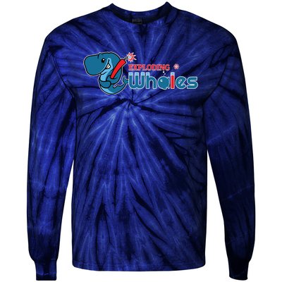 Eugene Emeralds Exploding Whales Tie-Dye Long Sleeve Shirt