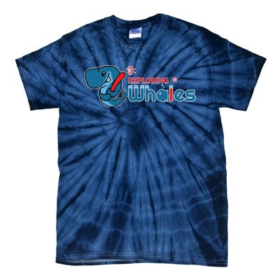 Eugene Emeralds Exploding Whales Tie-Dye T-Shirt