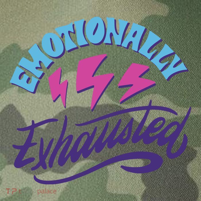 Emotionally Exhausted Legacy Tie Dye Trucker Hat