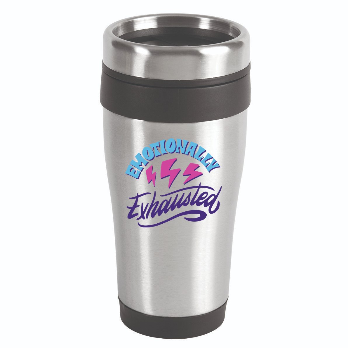 Emotionally Exhausted 16oz Travel Tumbler