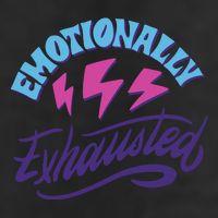 Emotionally Exhausted Golf Towel