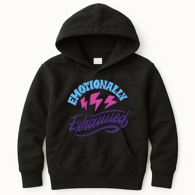 Emotionally Exhausted Kids Hoodie