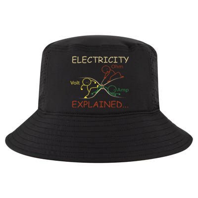 Electricity Explained Electrical Engineer Teacher School Cool Comfort Performance Bucket Hat