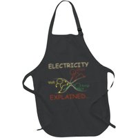 Electricity Explained Electrical Engineer Teacher School Apron