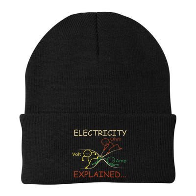 Electricity Explained Electrical Engineer Teacher School Beanie