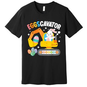 Eggscavator Easter Egg Hunt Construction Truck Premium T-Shirt