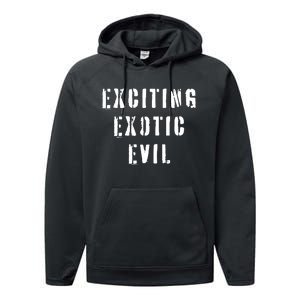 Exciting Exotic Evil Performance Fleece Hoodie