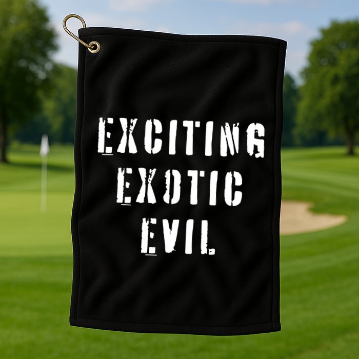 Exciting Exotic Evil Golf Towel