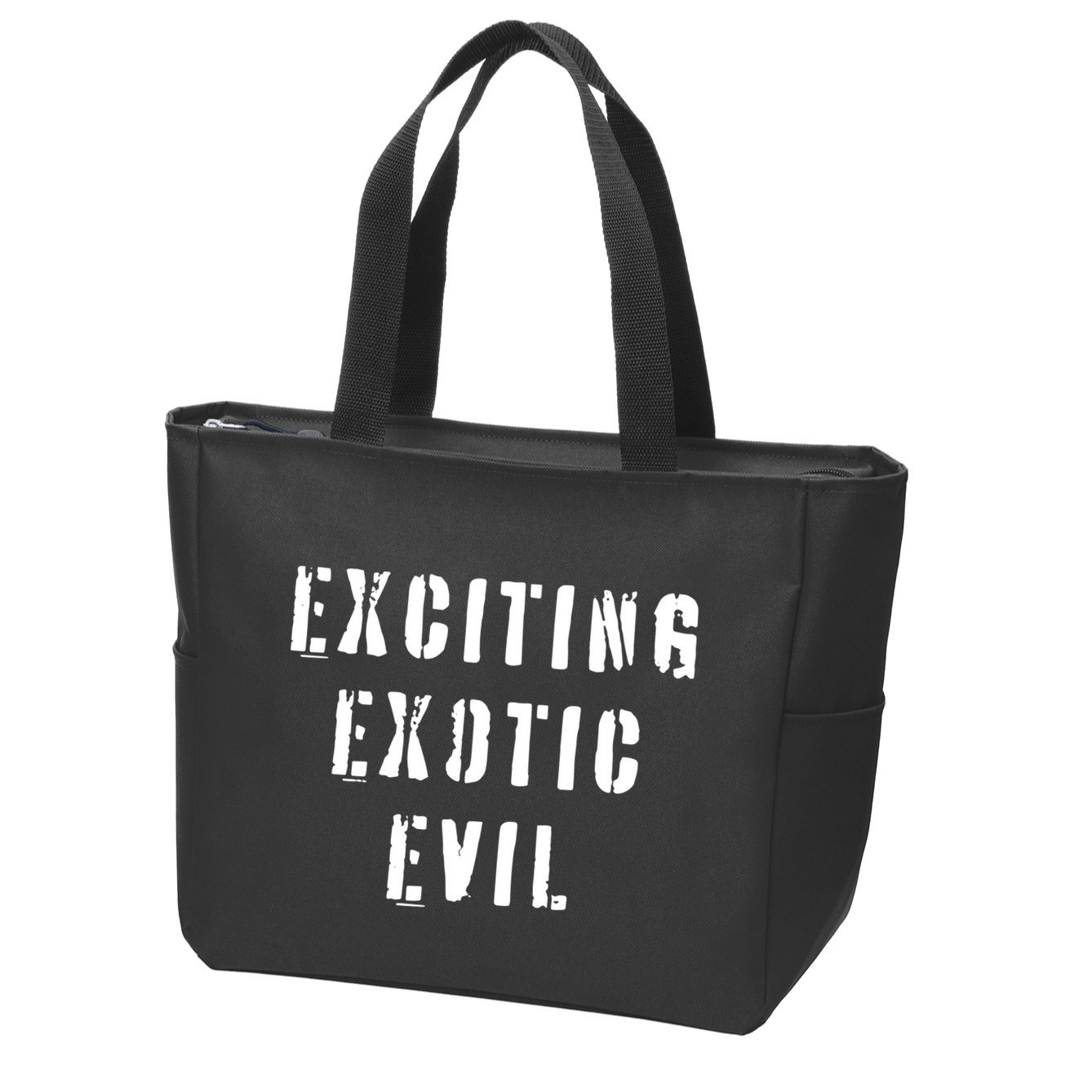 Exciting Exotic Evil Zip Tote Bag