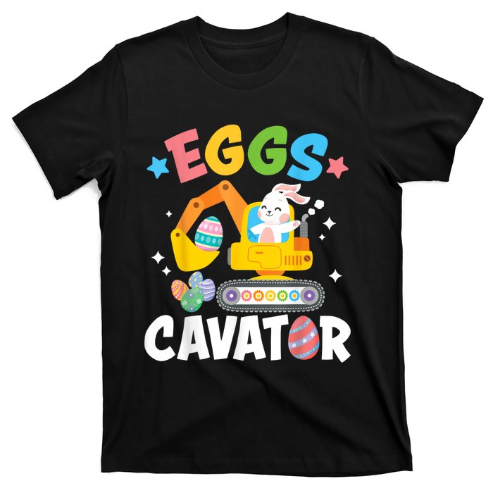 Eggscavator Easter Egg Hunt Construction Truck T-Shirt