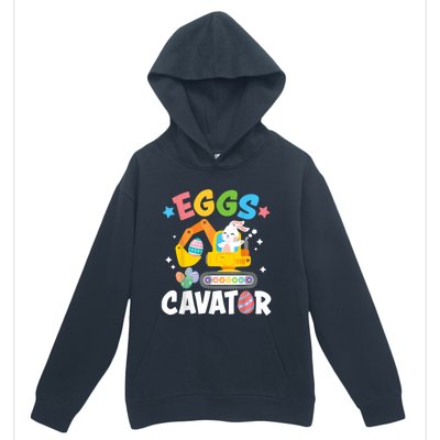 Eggscavator Easter Egg Hunt Construction Truck Urban Pullover Hoodie