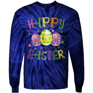 Egg Easter, Easter Egg Easter Day Tie-Dye Long Sleeve Shirt