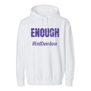 Enough Endoverdose Garment-Dyed Fleece Hoodie