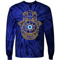 Evil Eye Tie-Dye Long Sleeve Shirt