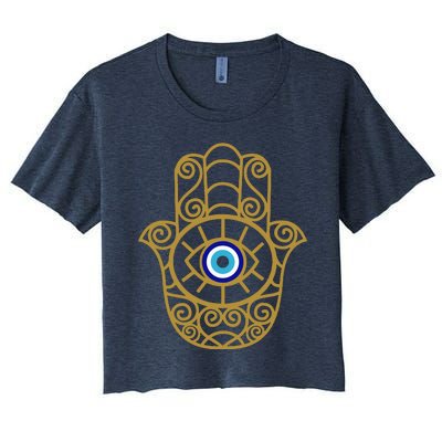 Evil Eye Women's Crop Top Tee