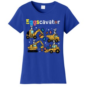 Eggscavator Easter Egg Hunt Construction Trucks Women's T-Shirt