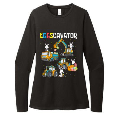 Eggscavator Easter Womens CVC Long Sleeve Shirt