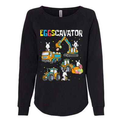 Eggscavator Easter Womens California Wash Sweatshirt