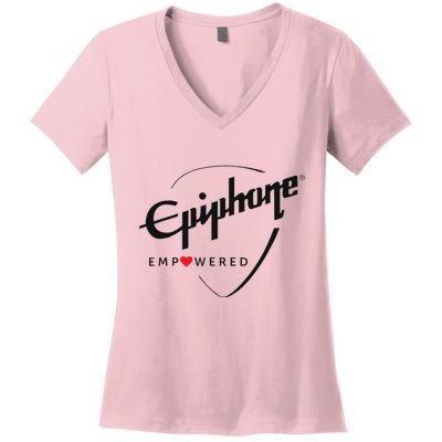 Epiphone Empowered Women's V-Neck T-Shirt