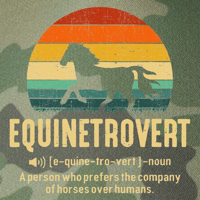 Equinetrovert Equestrian Equine Introvert Legacy Tie Dye Trucker Hat