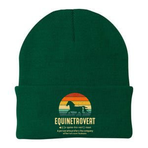 Equinetrovert Equestrian Equine Introvert Knit Cap Winter Beanie