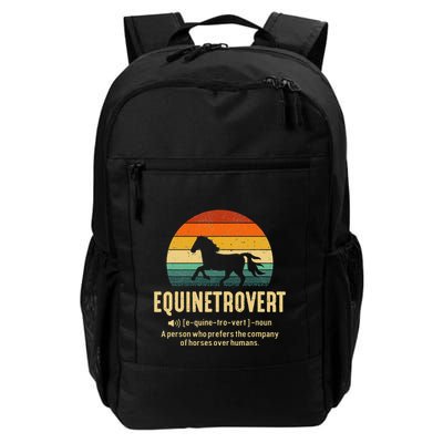 Equinetrovert Equestrian Equine Introvert Backpack