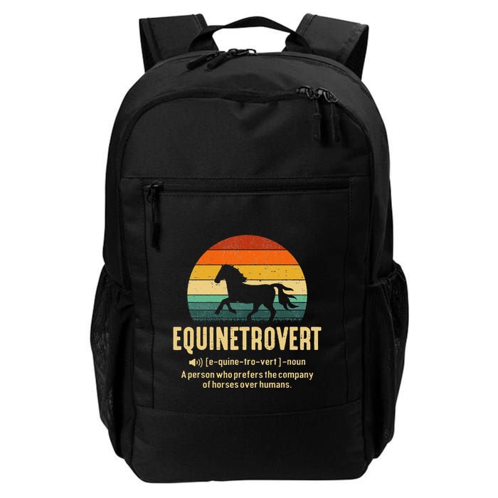 Equinetrovert Equestrian Equine Introvert Backpack