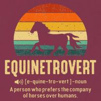 Equinetrovert Equestrian Equine Introvert 16oz Travel Tumbler