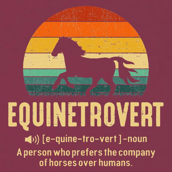Equinetrovert Equestrian Equine Introvert 16oz Travel Tumbler