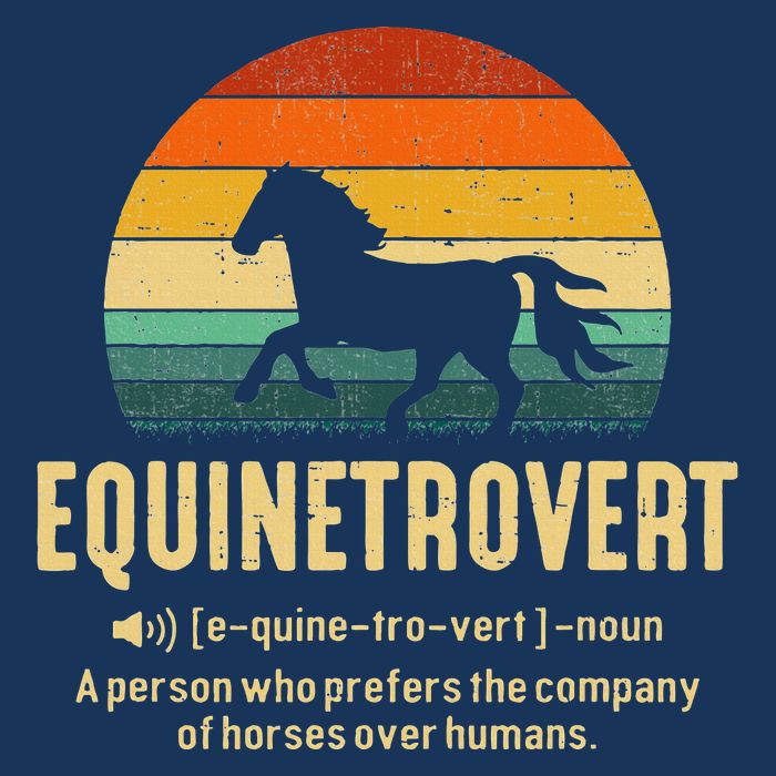 Equinetrovert Equestrian Equine Introvert Infant Baby Jersey Bodysuit