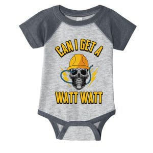 Electrician Electrical Engineer Can I Get A Watt Watt Infant Baby Jersey Bodysuit