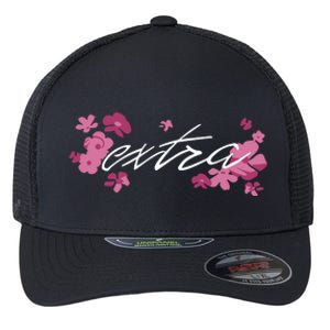 Extra Emily Extra Floral Flexfit Unipanel Trucker Cap