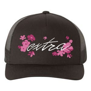 Extra Emily Extra Floral Yupoong Adult 5-Panel Trucker Hat